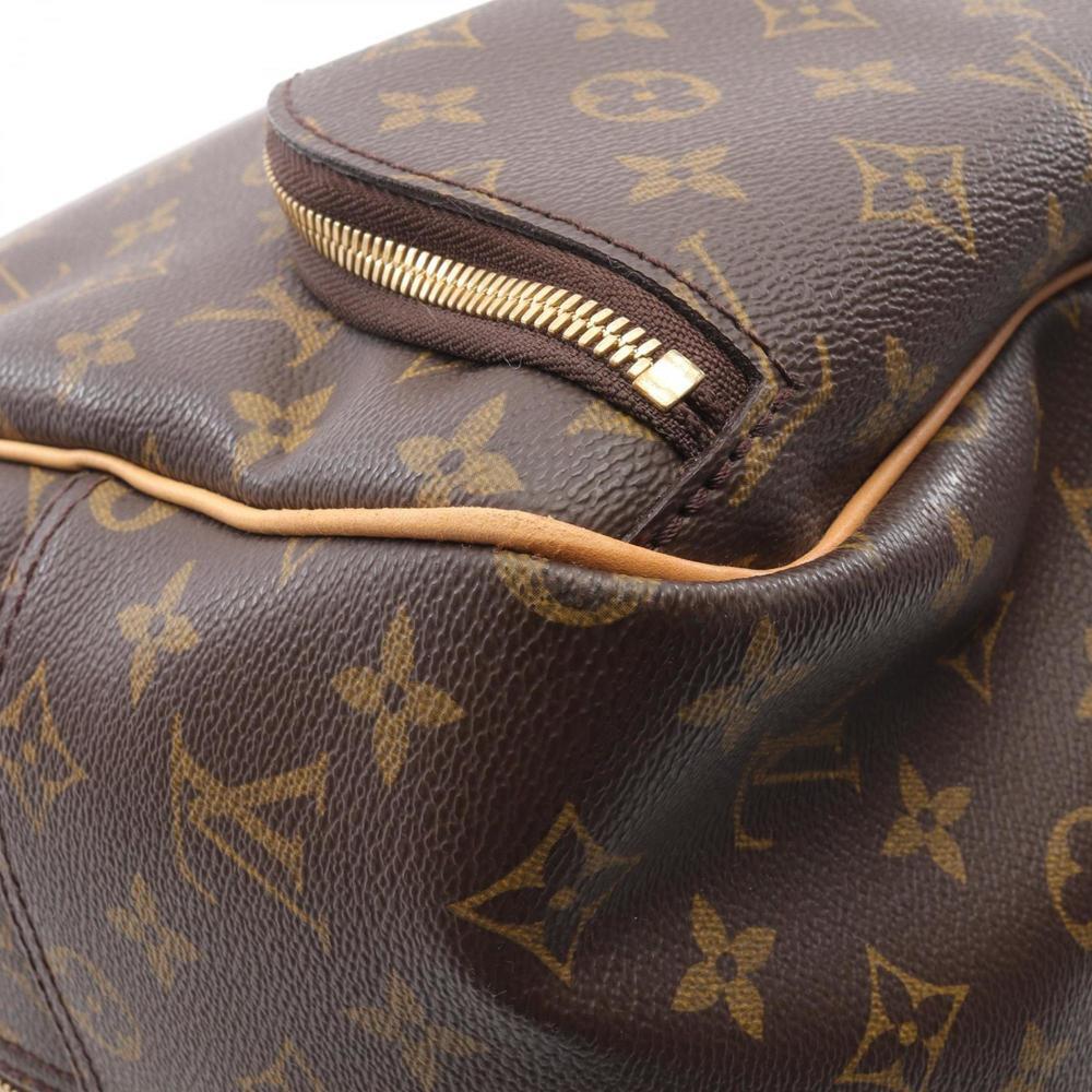 LOUIS VUITTON Brown Monogram Leather Boston Bag - Picture 10 of 10
